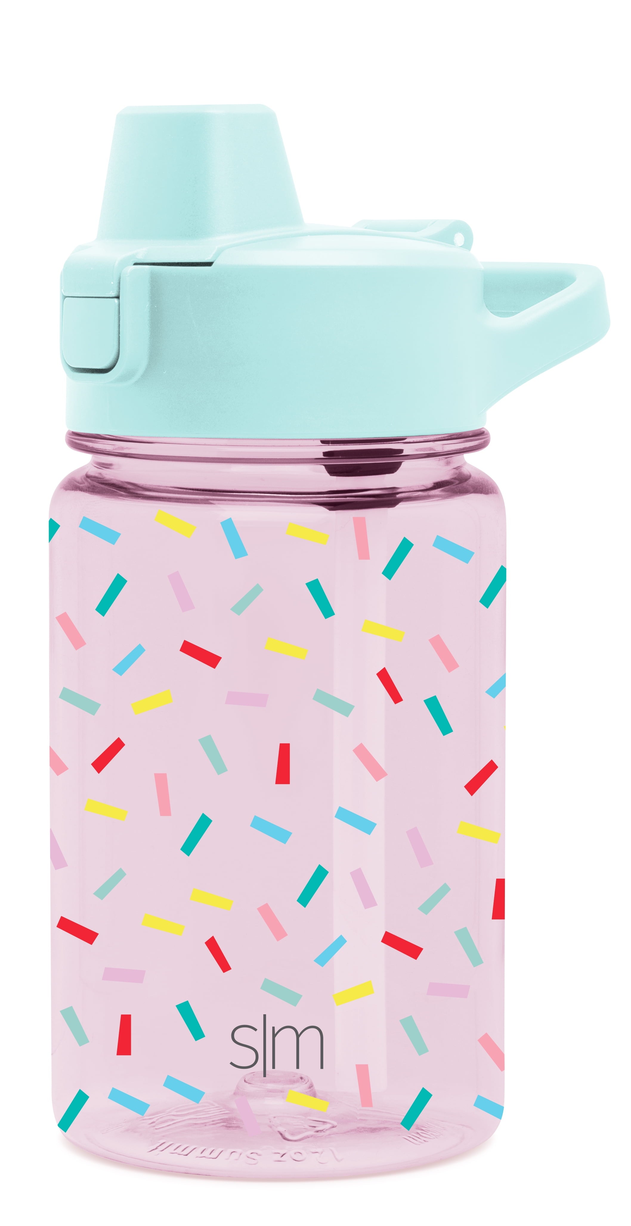 Simple Modern 12 fl oz Reusable Tritan Summit Water Bottle with Silicone Straw Lid | Birthday Cake | SS8C