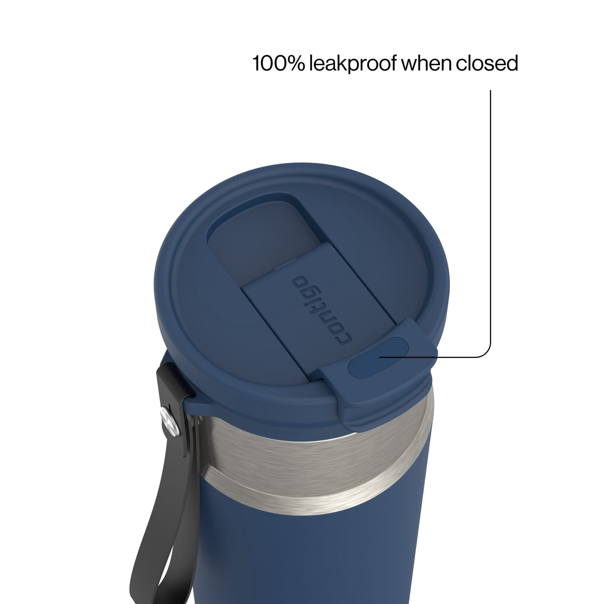 Contigo DualSip 20 oz Leakproof Insulated Water Bottle with 2-Way Lid | G5H9