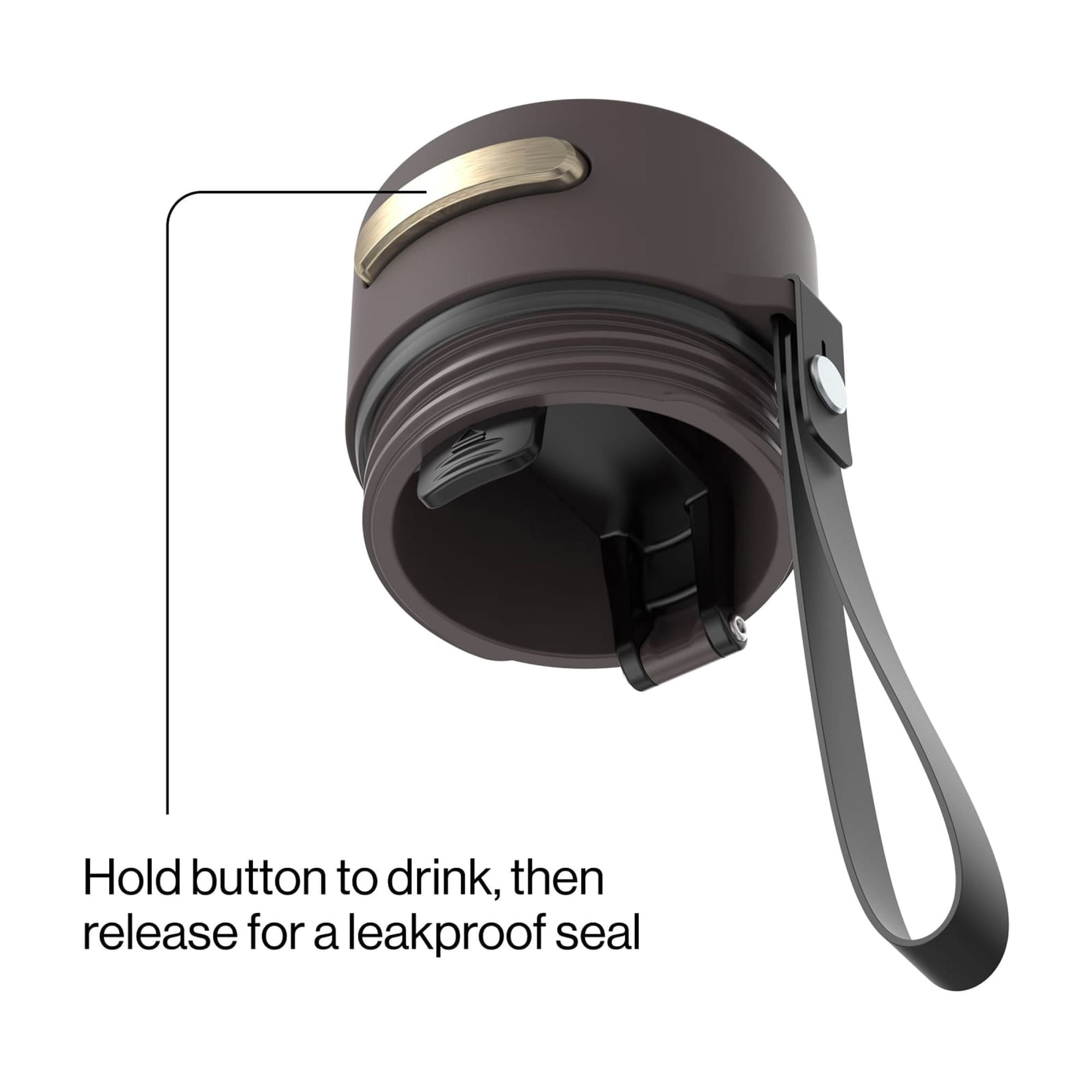 Contigo AutoSeal 16 oz Leakproof Water Bottle with Carrying Strap | 5VNL