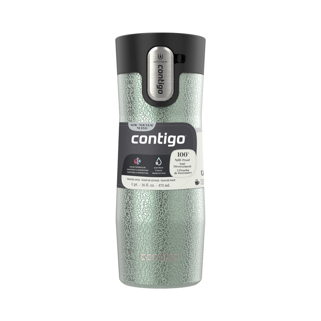 Contigo AUTOSEAL West Loop Vacuum-Insulated Stainless Steel Travel Mug with Easy-Clean Lid, 16 oz | TX5R
