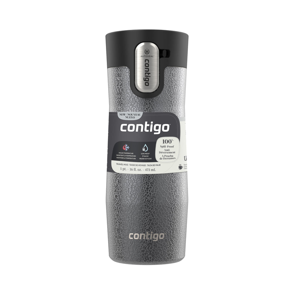 Contigo AUTOSEAL West Loop Vacuum-Insulated Stainless Steel Travel Mug with Easy-Clean Lid, 16 oz | TX5R
