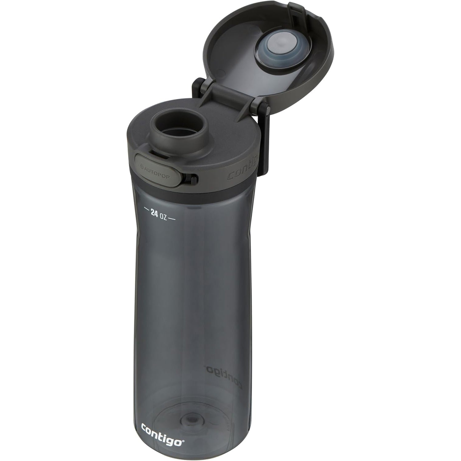 Contigo - Water Bottle with Leak-Proof and Locking Lid, BPA Free, 709ml Capacity, Black | SQWB