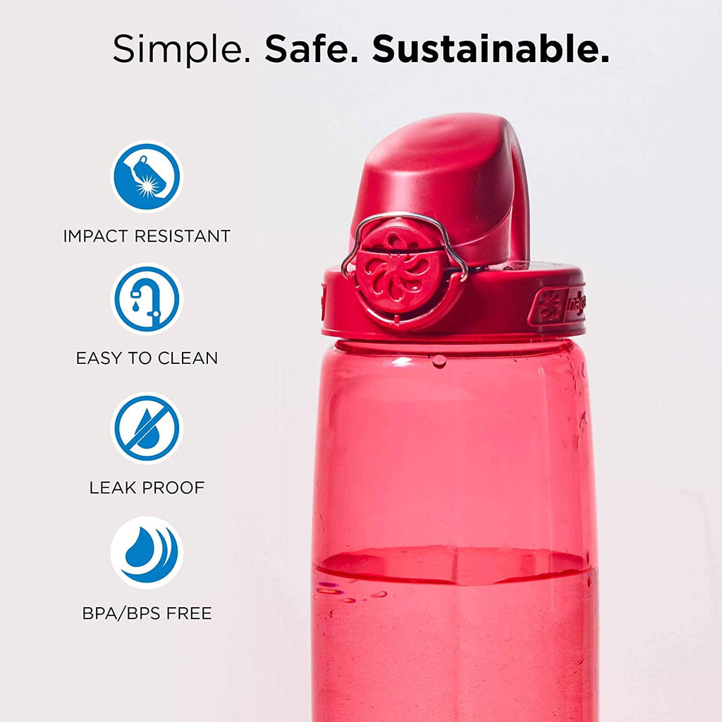 Nalgene Tritan OTF Water Bottle: 24oz, Glacial Blue | AJVZ