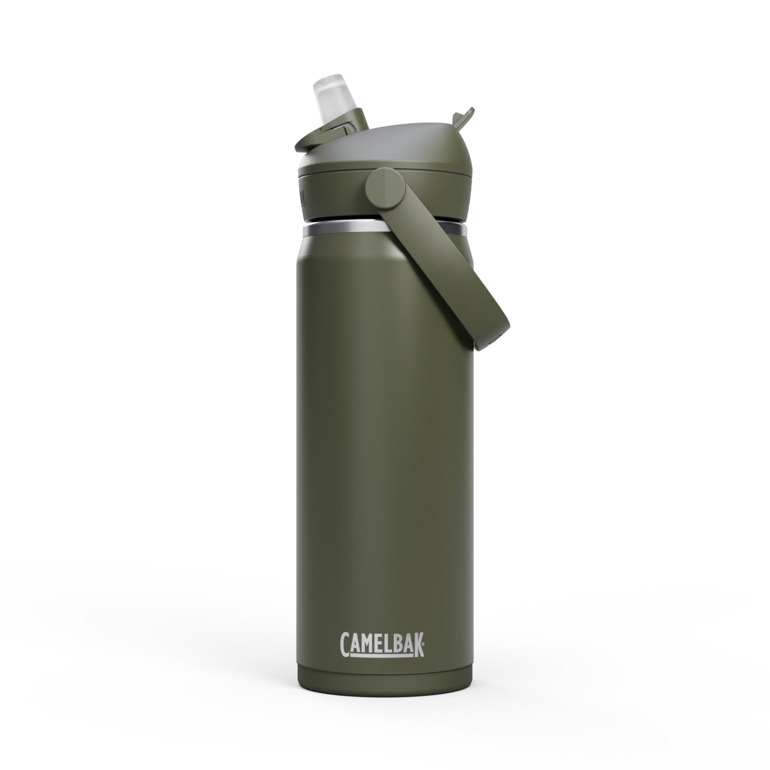 CamelBak Thrive™ Flip Straw Insulated Stainless Steel Water Bottle, 20oz, Moss | EP1V