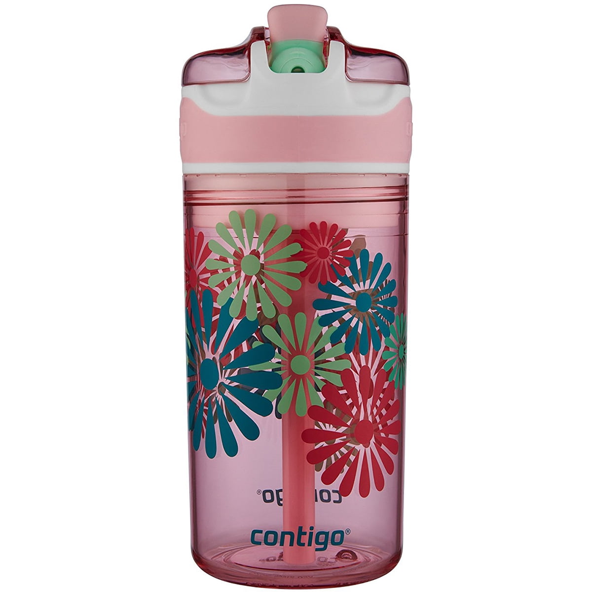 Contigo 13 oz. Kid's Snack Hero Drink Tumbler - Ballet Slipper Pink with Flowers | 2GHC