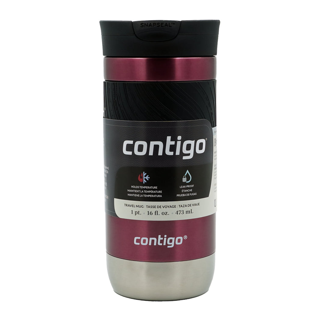 Contigo Byron 2.0 Stainless Steel Travel Mug with SNAPSEAL Lid and Grip, 16oz. | HFXN