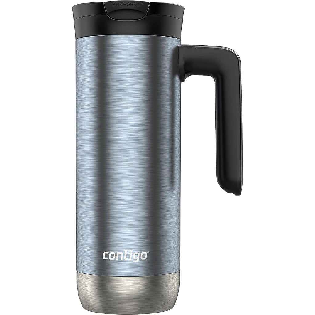 Contigo 20 oz. Superior 2.0 SnapSeal Stainless Steel Travel Mug - Dark Ice | LUIY