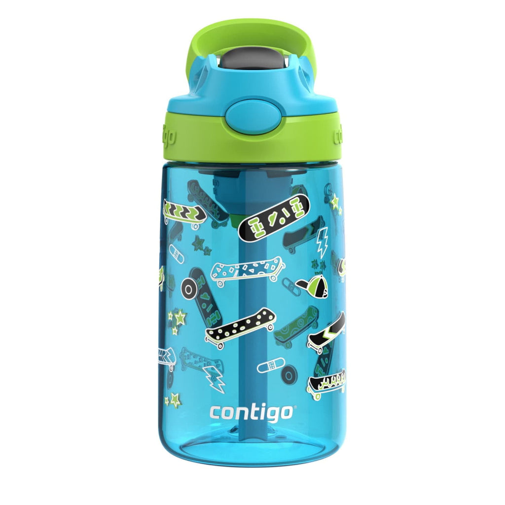 Contigo Aubrey Leak-Proof Spill-Proof Water Bottle, Blue, 14 oz. | 1PF7