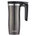 Contigo Autoseal Vacuum Insulated 16 Ounce Stainless Steel Gunmetal Travel Mug with Easy Lid | O37M