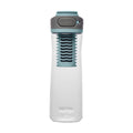 Contigo Clybourn Plastic FreeFlow Filter Water Bottle with AUTOSEAL Lid 24 oz., Salt, with Replacable Filter | 500C