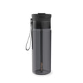 Contigo DualSip Leakproof Plastic Reusable Water Bottle with Carrying Strap, Black/Clear, 24 oz | A68N