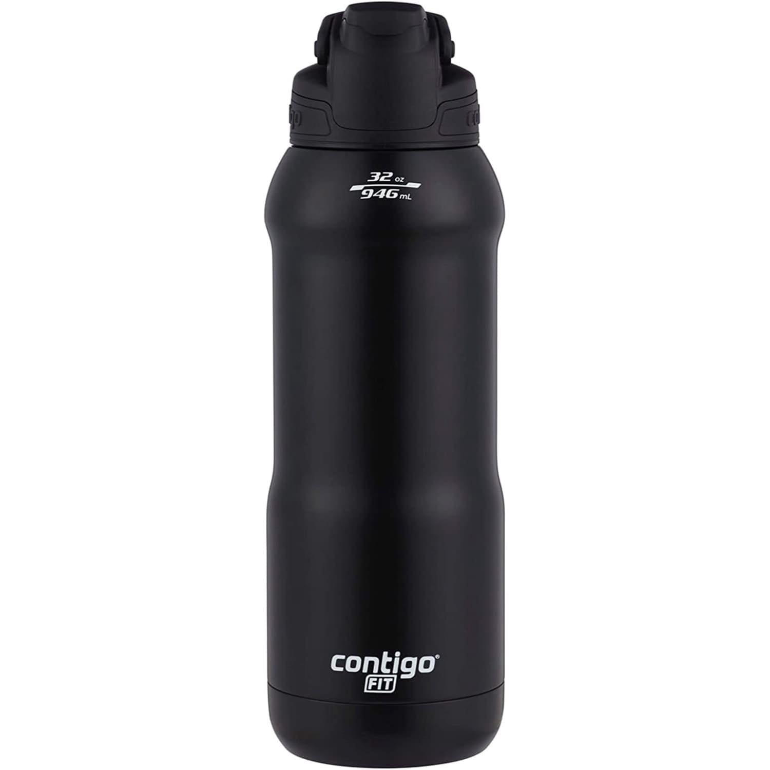 Contigo Fit Stainless Steel AUTOSPOUT Water Bottle with Straw, Blue Amp, 32 fl oz. | ZTKF