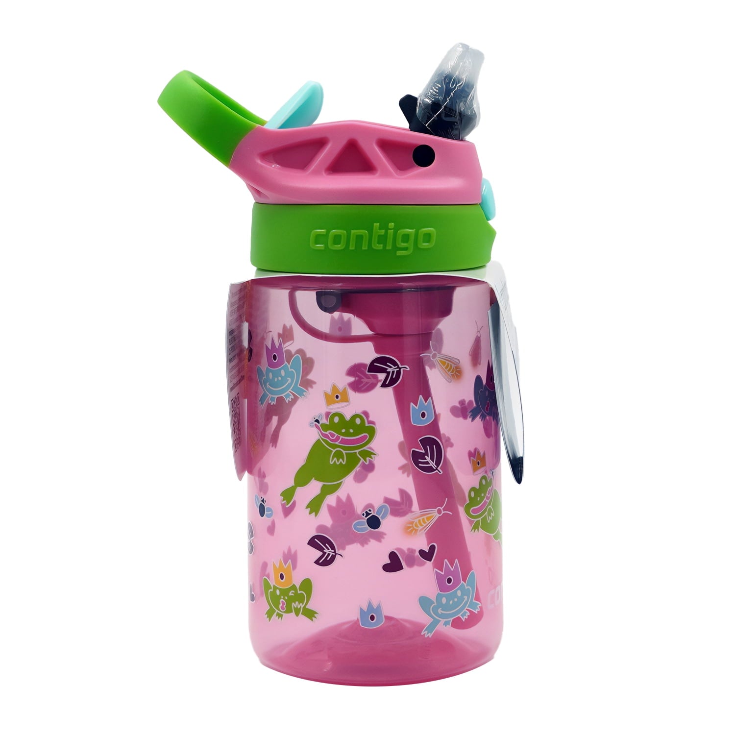 Contigo Kids Water Bottle with Redesigned AUTOSPOUT Straw, 14 oz, Grape Forest Haven | ZUNZ