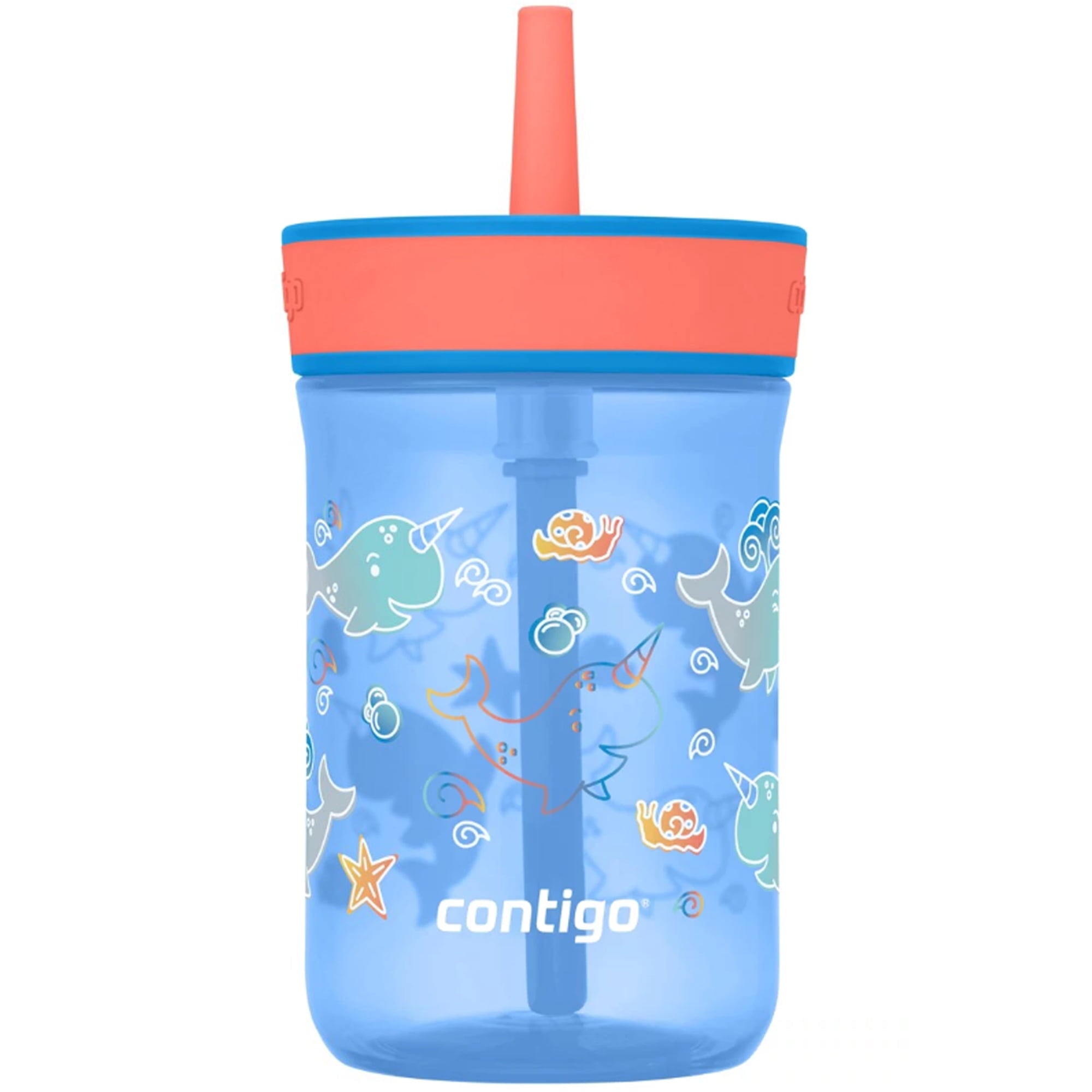 Contigo Kid's 14 oz. Leighton Tumbler with Straw - Juniper/Blue Forest | 5SMA