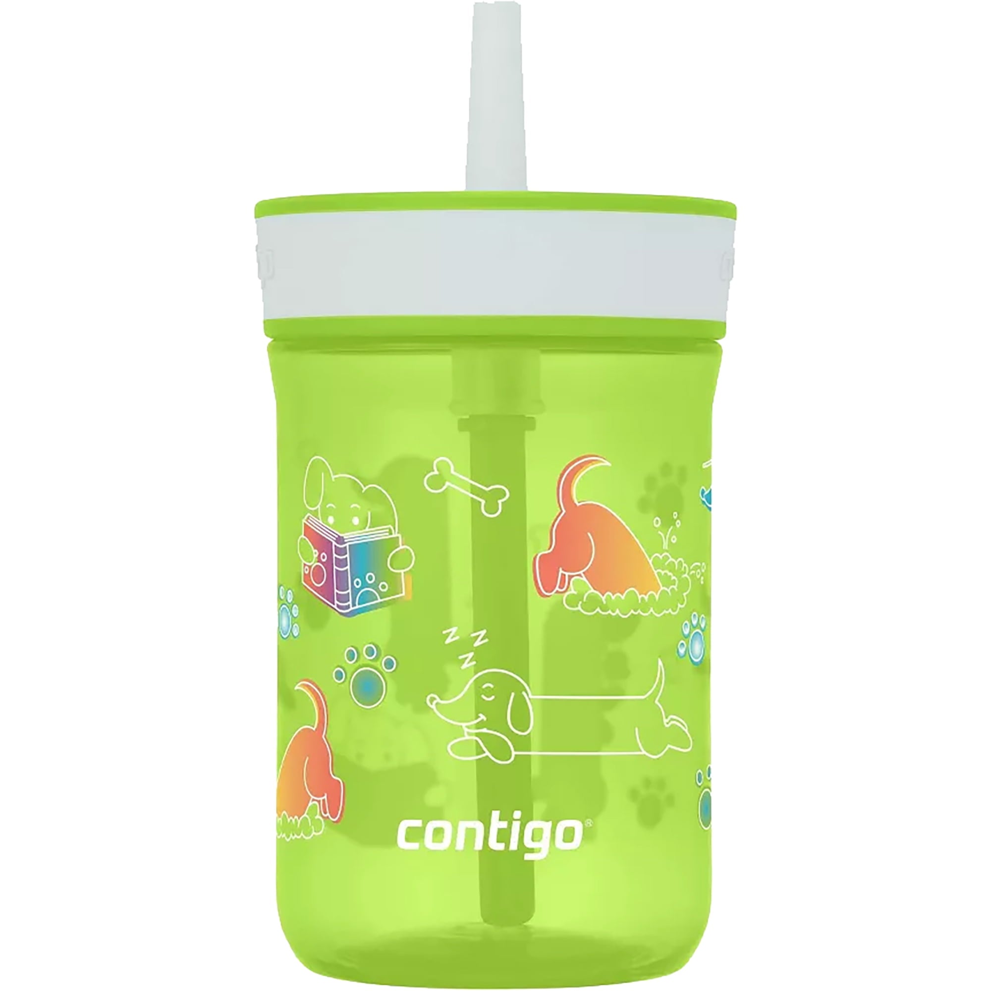 Contigo Kid's 14 oz. Leighton Tumbler with Straw - Juniper/Blue Forest | 5SMA