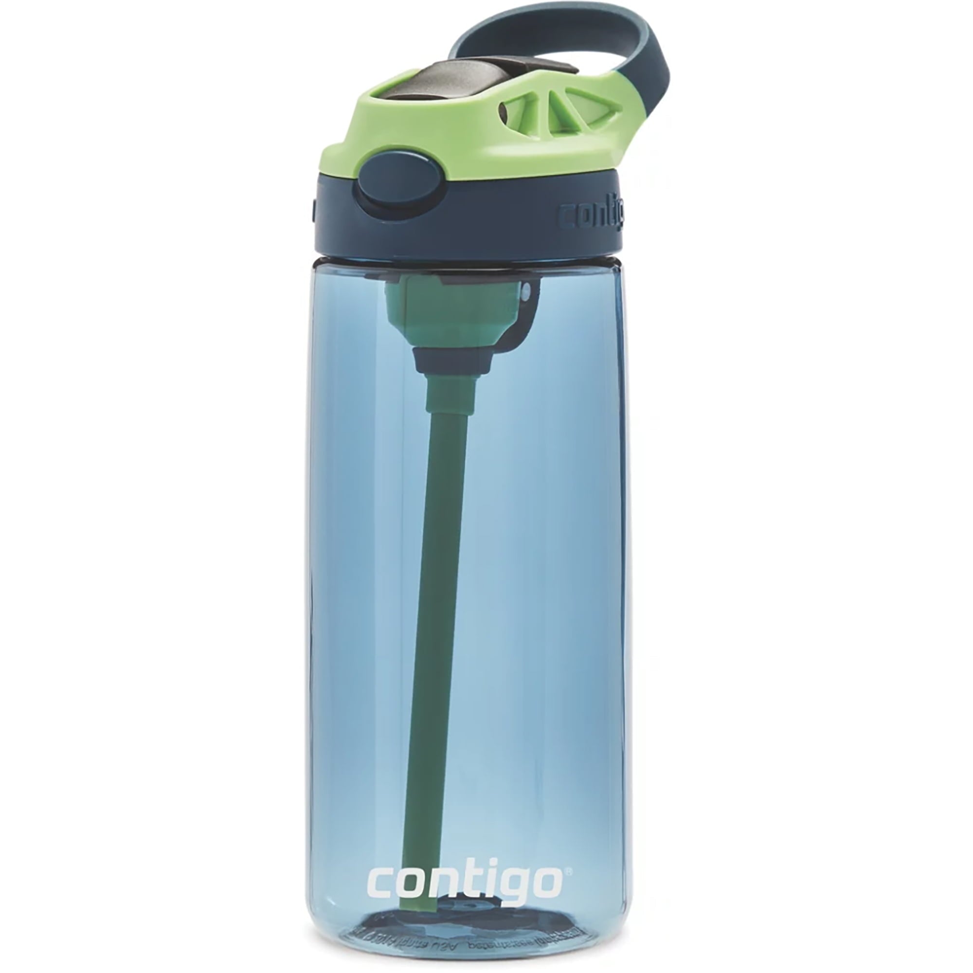 Contigo Kid's 20 oz. AutoSpout Straw Water Bottle - Juniper/Limelight | G9XM