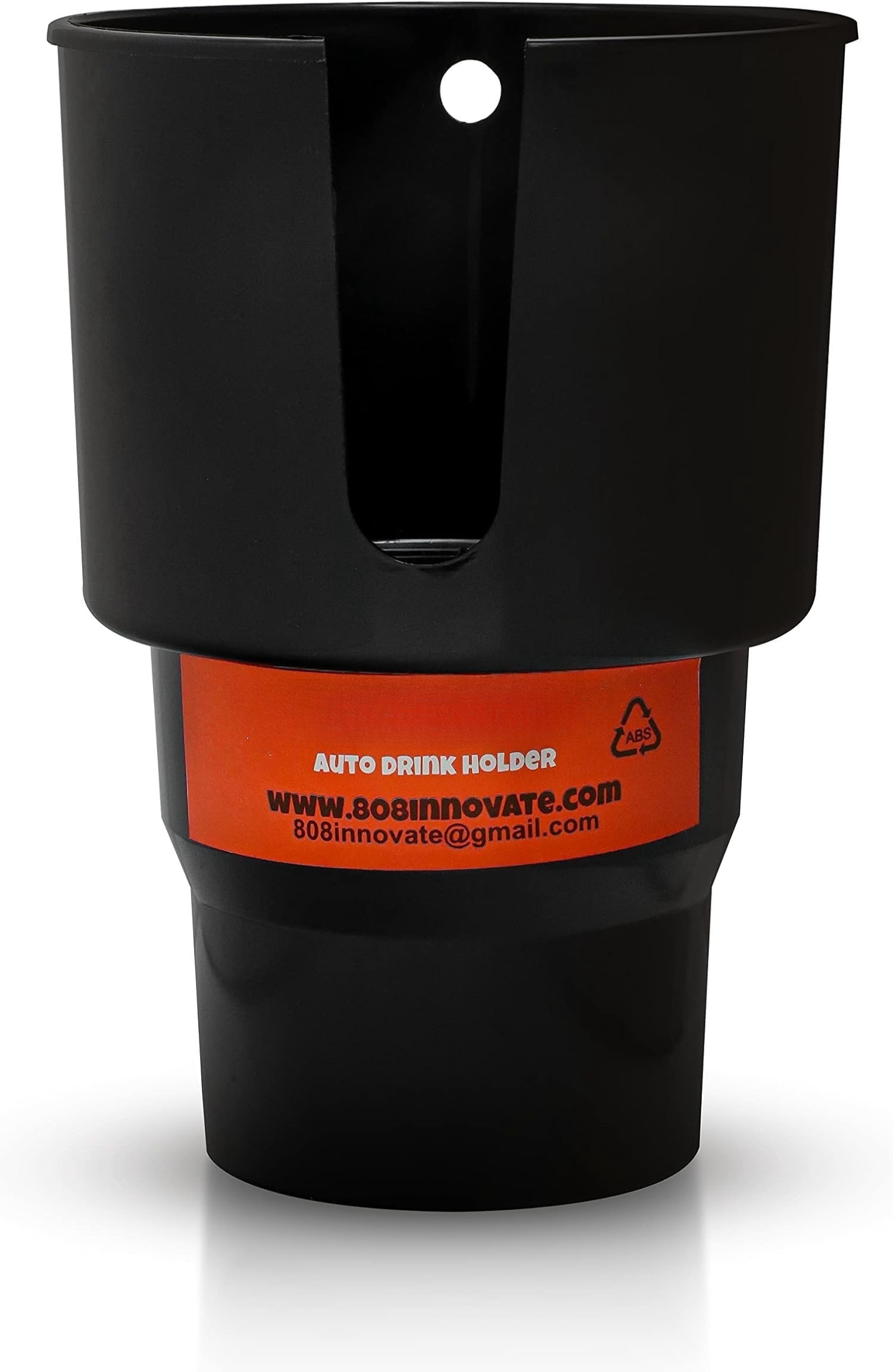 Cup Holder Expander - Fits Hydro Flasks 32/40 oz, Nalgene,  &amp; Large Bottles up to 3.8  Wide - for  up to 3.2  Wide - Black | BPZQ