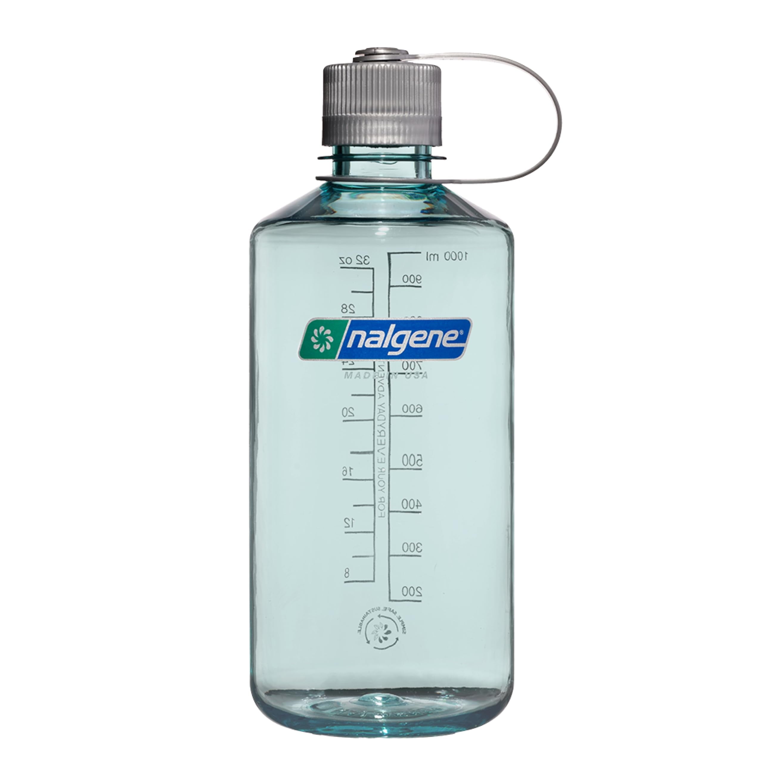 Nalgene Sustain 32 oz Narrow Mouth Plastic Water Bottle | 2TQ7