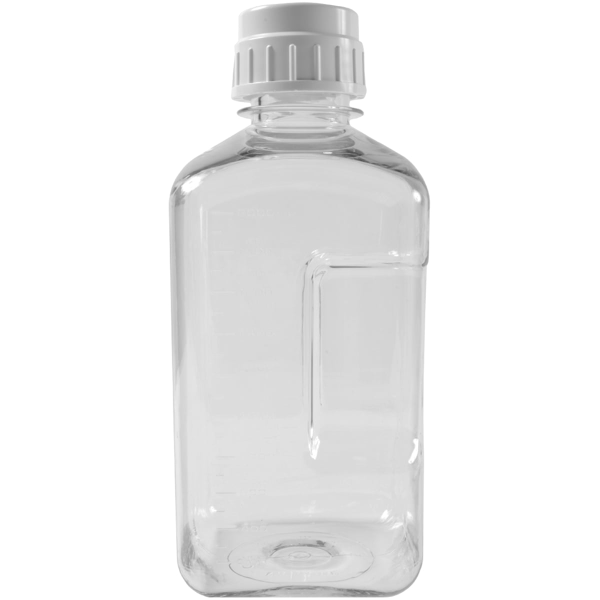 Nalgene Transparent Lexan Polycarbonate Square Storage Bottle - 8 oz. - Clear | JURV