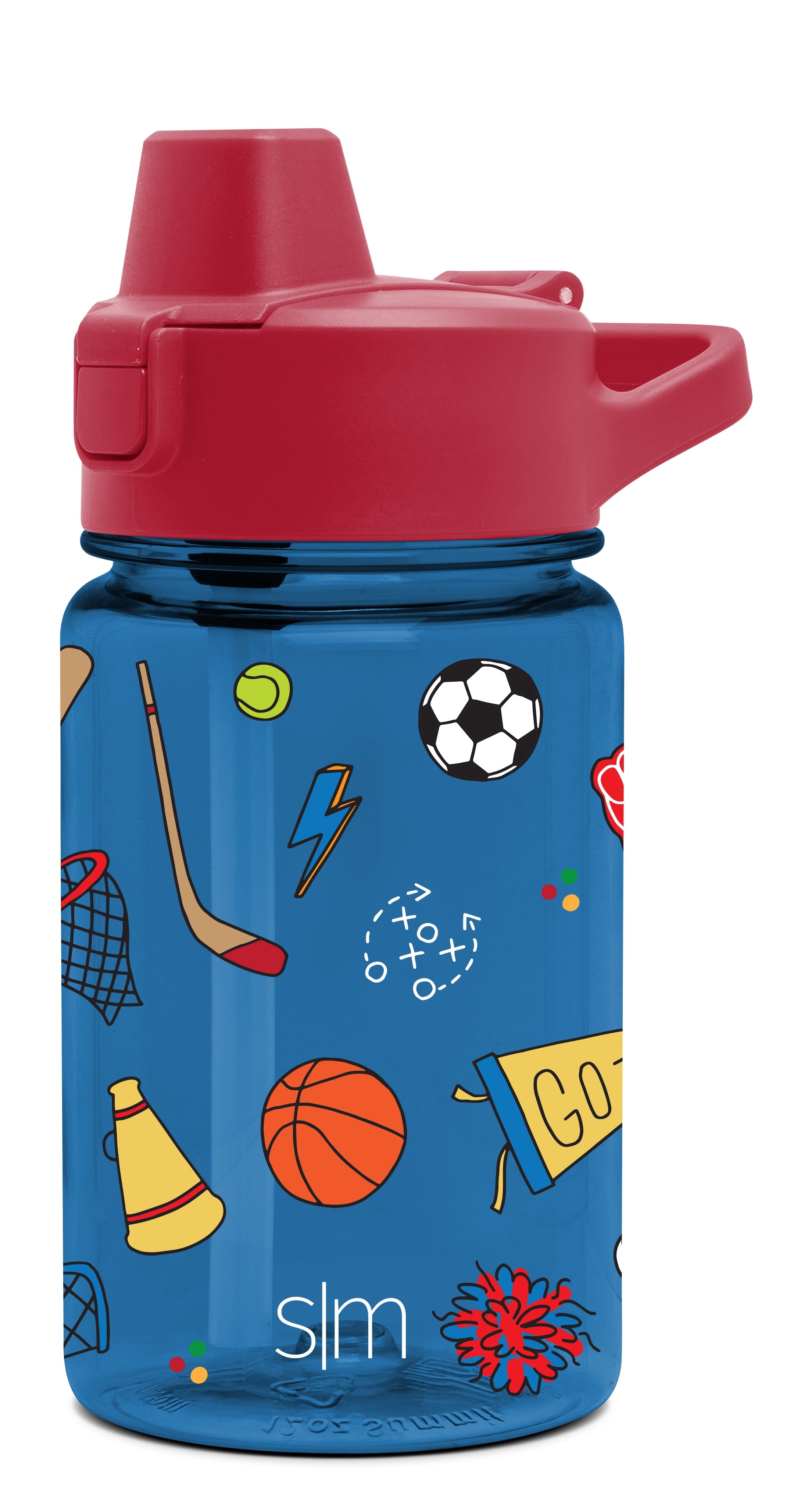 Simple Modern 12 fl oz Reusable Tritan Summit Water Bottle with Silicone Straw Lid | Birthday Cake | SS8C