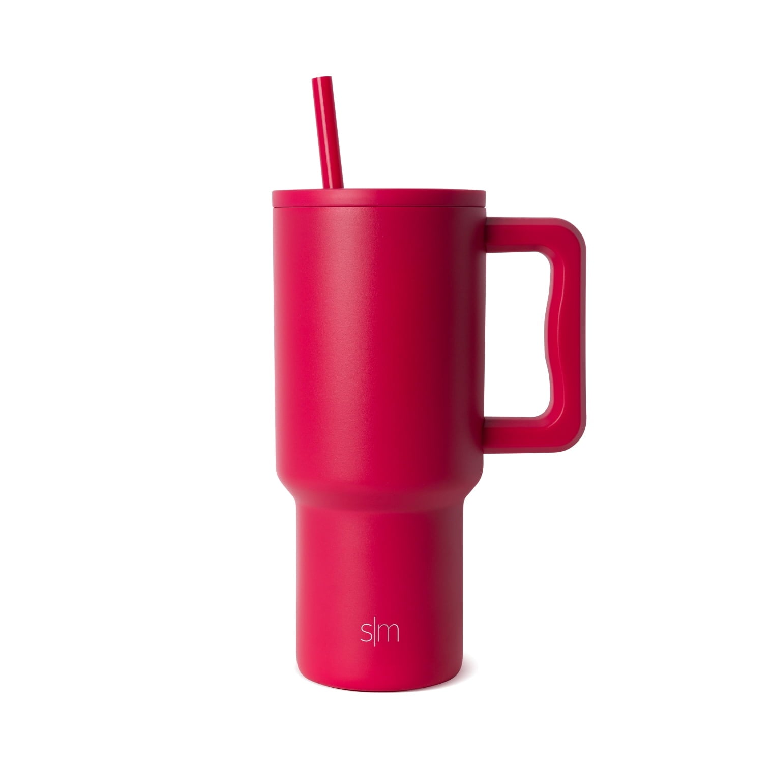 Simple Modern 30 fl oz Insulated Stainless Steel Trek Tumbler with Straw Lid | Seaglass Sage and Cream Checkmate | P40Y