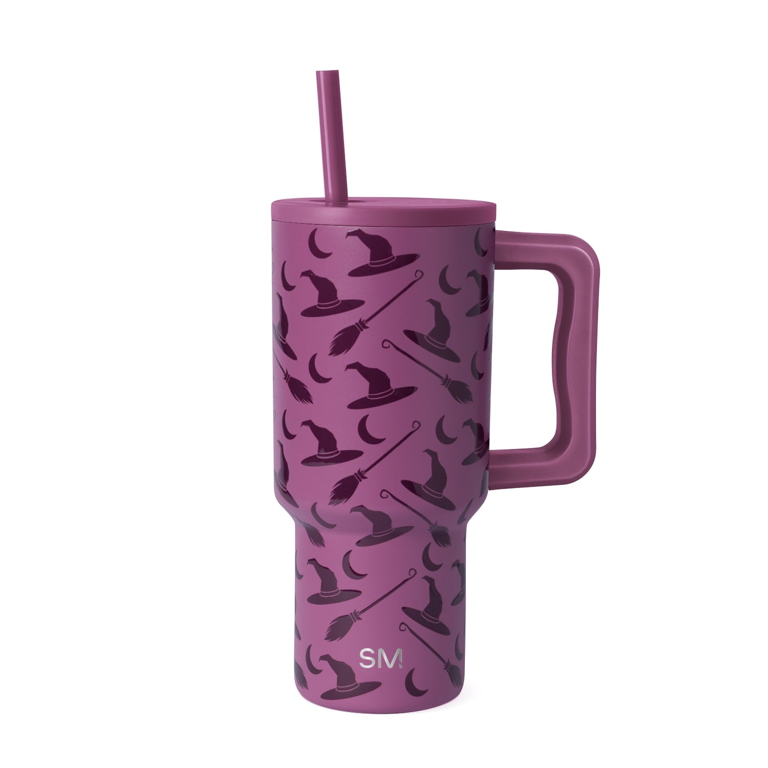Simple Modern 30 fl oz Insulated Stainless Steel Trek Tumbler with Straw Lid | Seaglass Sage and Cream Checkmate | P40Y