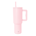 Simple Modern 40 fl oz Insulated Stainless Steel Trek Tumbler with Straw Lid | Blush | DC3U