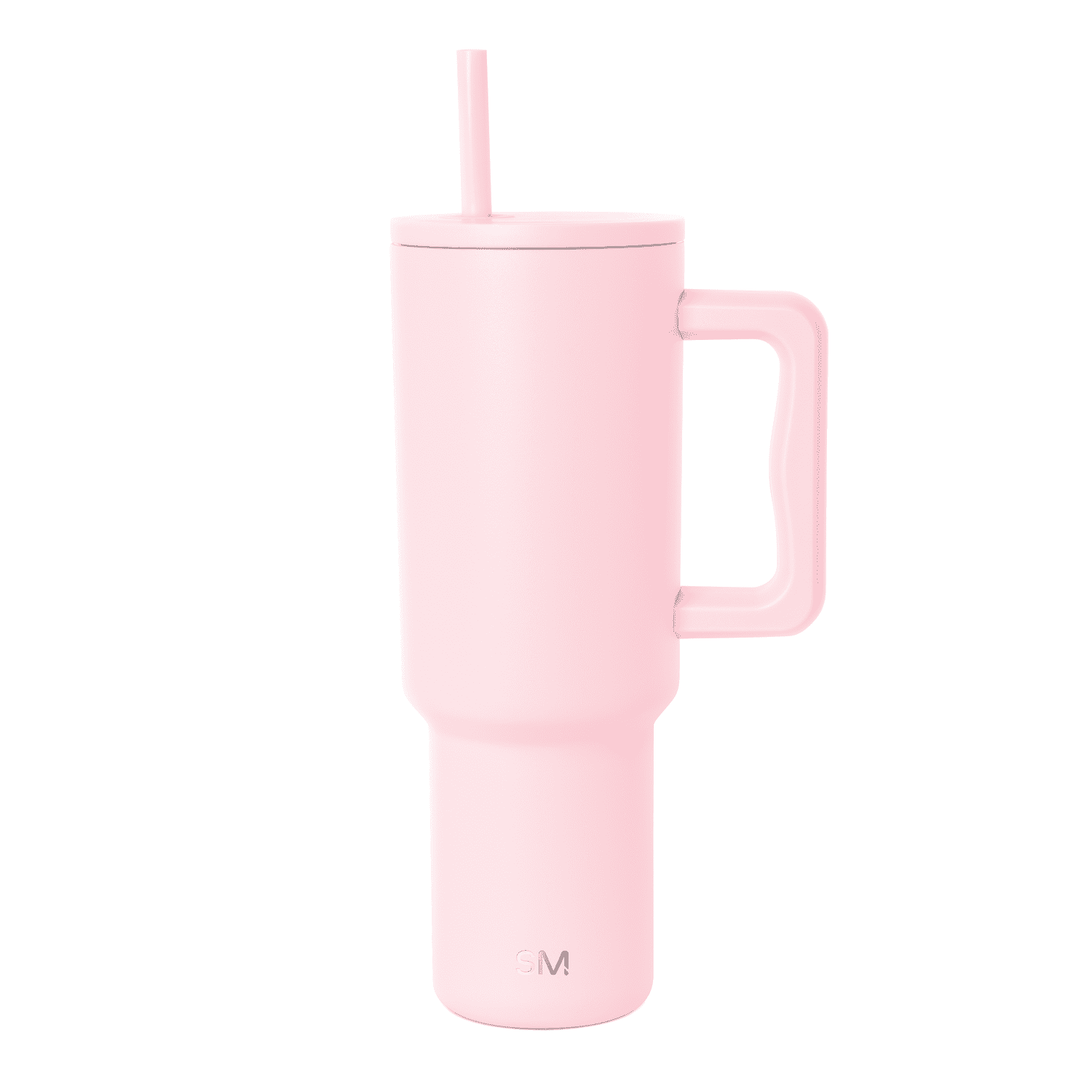 Simple Modern 40 fl oz Insulated Stainless Steel Trek Tumbler with Straw Lid | Blush | DC3U