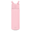 Simple Modern Kids Water Bottle with Straw Lid Vacuum Insulated Stainless Steel Metal Thermos Bottles | Reusable Leak Proof BPA-Free Flask for School | Summit Collection | 18oz, Blush -Blush | UNHG