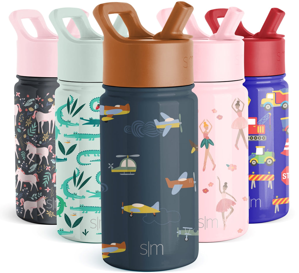 Simple Modern Summit Water Bottle Straw Lid Vacuum Insulated Stainless Steel Bottle | 14 fl oz | 93GK