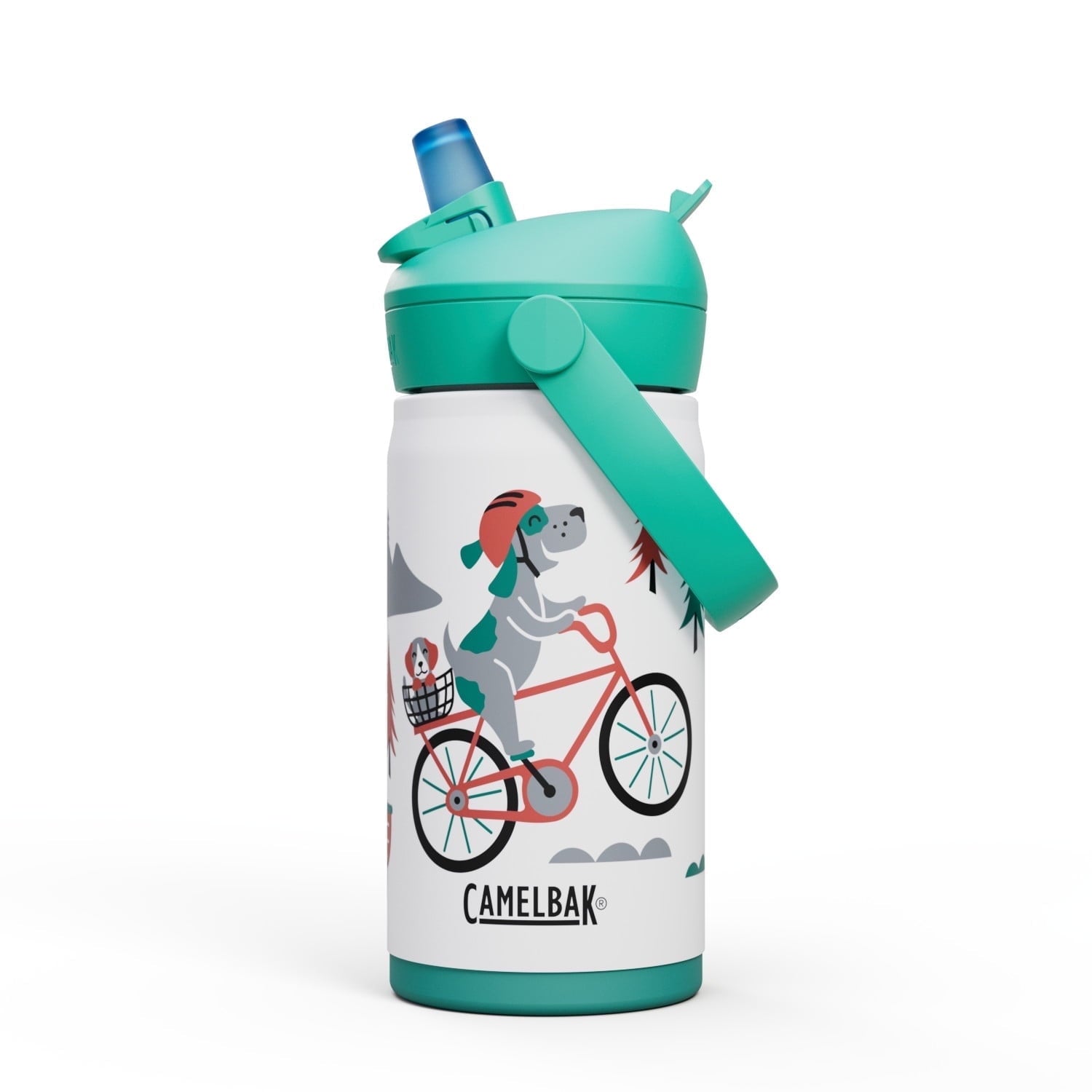 Camelbak Thrive™ Flip Straw Kids Stainless 12oz Water Bottle, Dino Jam | V585