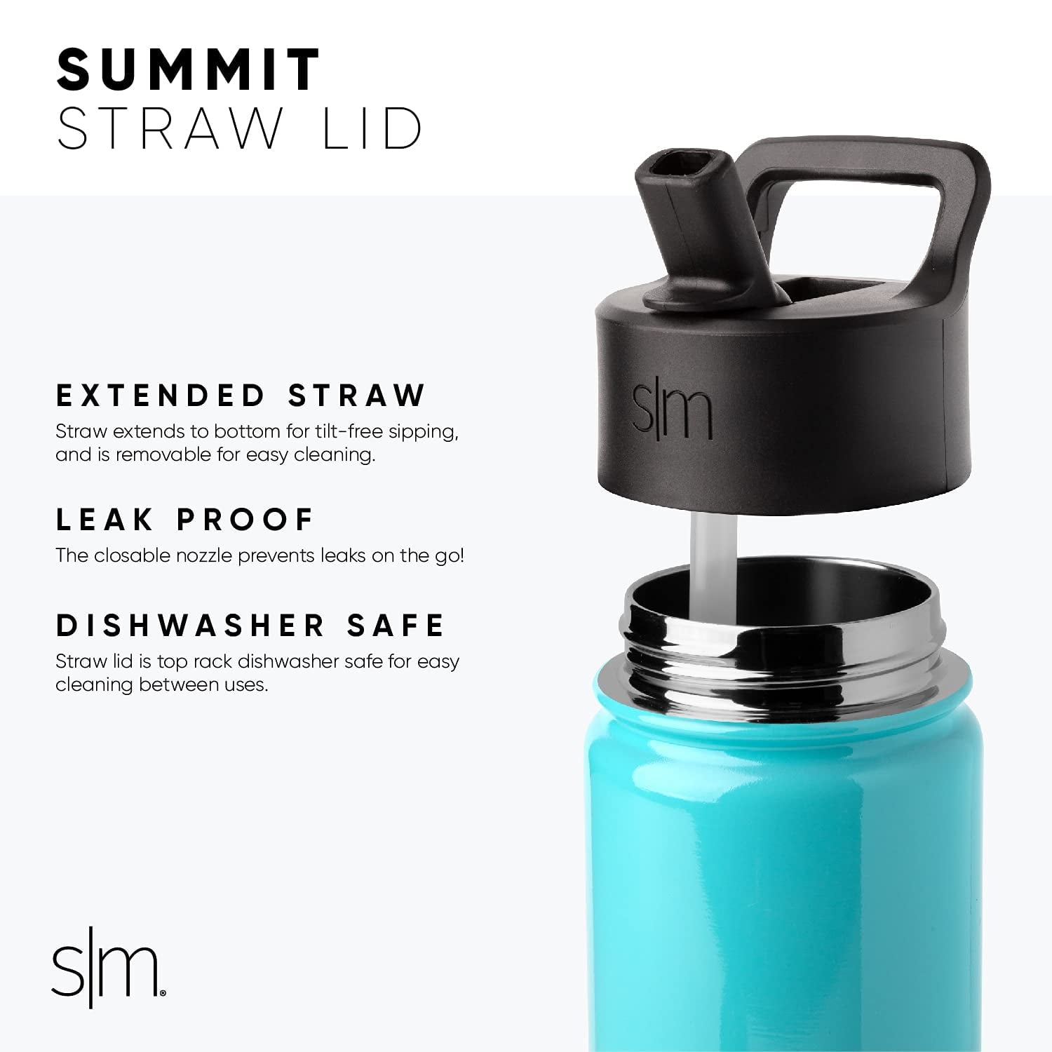 Simple Modern Blippi Kids Water Bottle with Straw Lid | Insulated Stainless Steel Reusable Tumbler for Toddlers, Girls | Summit Collection | 14oz, Blippi Space | USUJ